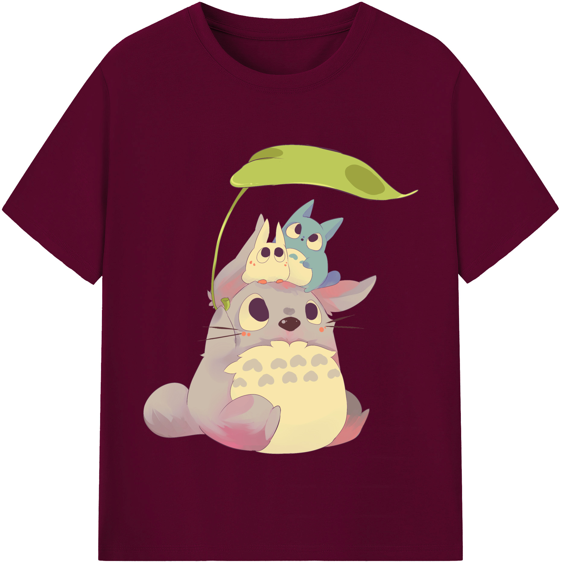 （画像用） となりのトトロ 草壁メイ 草壁サツキ My Neighbor Totoro Satsuki Kusakabe Mei Kusakabe レディースカジュアルプリントTシャツ（綿100％）